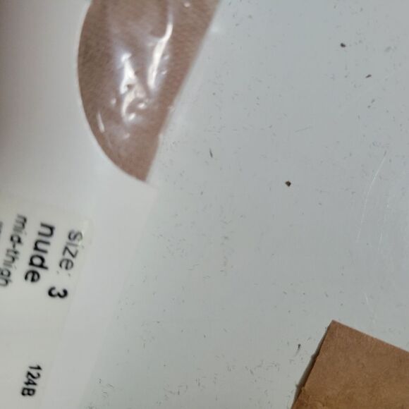 NEW SPANX 140-180 LB NUDE TAN MID THIGH SHAPER SHORTS TUMMY THIGHS REAR XL NWT - Picture 7 of 8